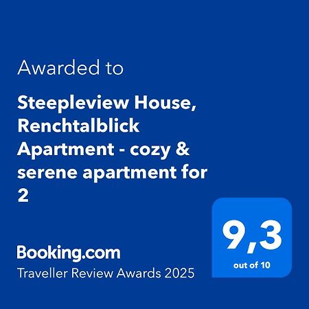 Steepleview House, Renchtalblick Apartment - Cozy & Serene Apartment For 2 Bad Peterstal-Griesbach Exterior photo